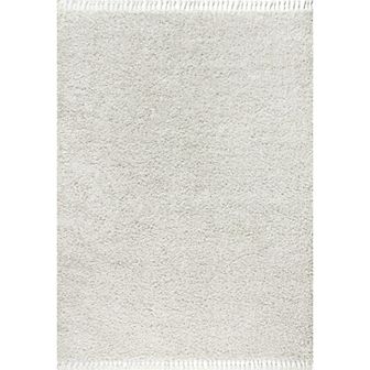 Mercer Shag Plush Tassel Area Rug