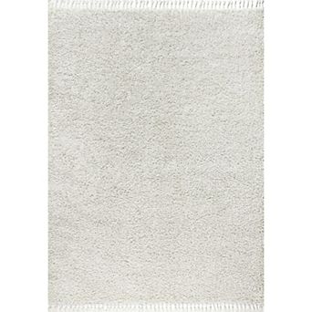 Mercer Shag Plush Tassel Area Rug
