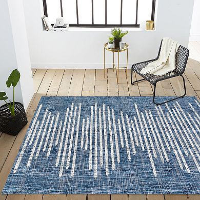 Zolak Berber Stripe Geometric Indoor/outdoor Area Rug