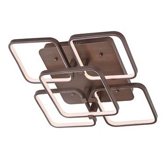 Sebastian Integrated Led Metal Flush Mount Ceiling Light