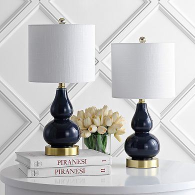 Anya Mini Glass Led Table Lamp (set Of 2)