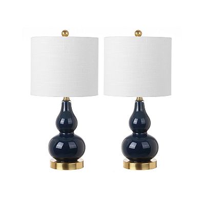 Anya Mini Glass Led Table Lamp (set Of 2)