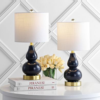 Anya Mini Glass Led Table Lamp (set Of 2)