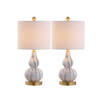 Anya Mini Glass Led Table Lamp (set Of 2)