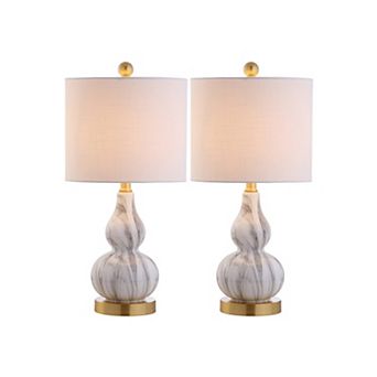 Anya Mini Glass Led Table Lamp (set Of 2)