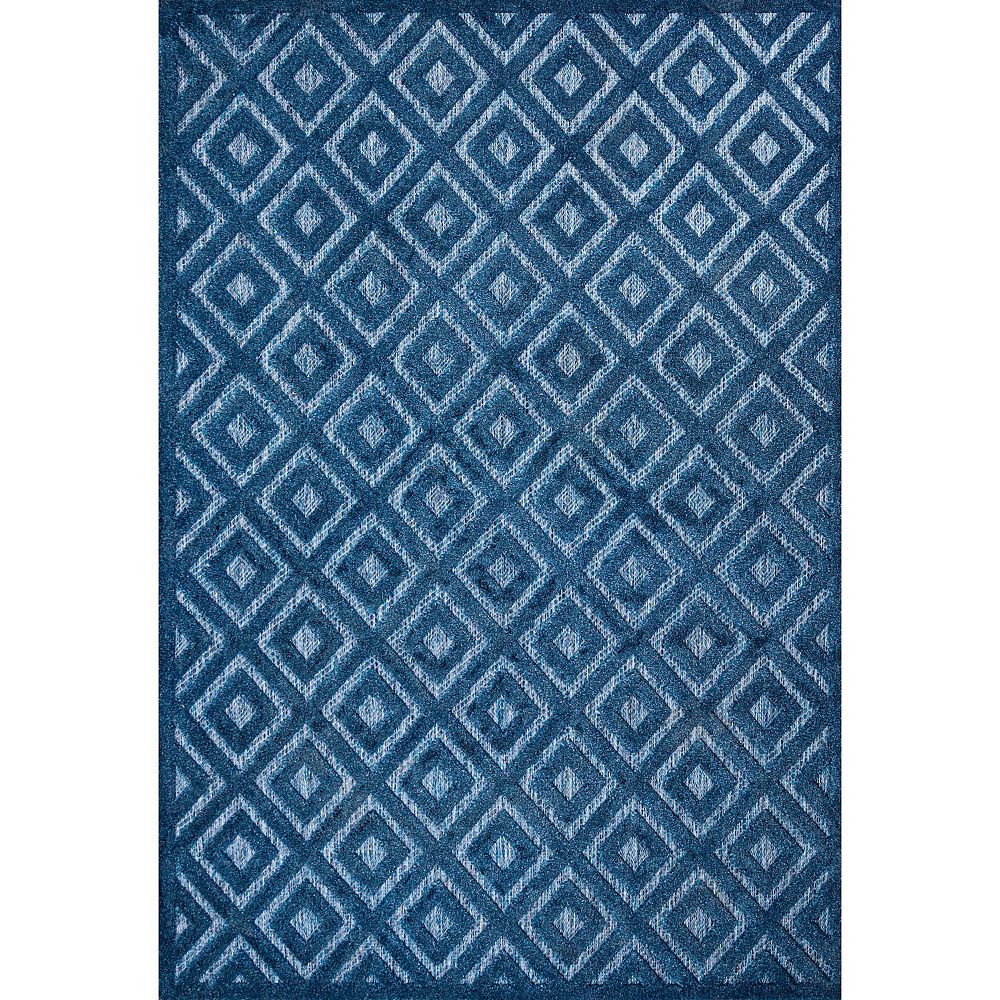 Portmany Neutral Diamond Trellis Indoor/outdoor Area Rug