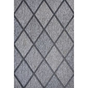 Salines Diamond Trellis Indoor/outdoor Area Rug