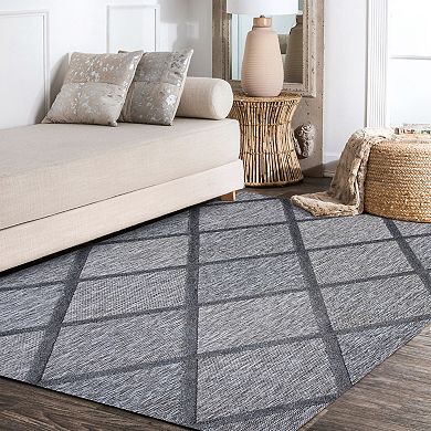 Salines Diamond Trellis Indoor/outdoor Area Rug