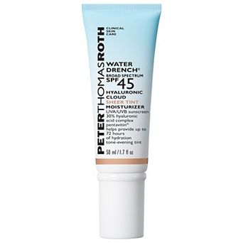 Peter Thomas Roth Water Drench Hyaluronic Cloud Sheer Tint Moisturizer Broad Spectrum Sunscreen SPF 45