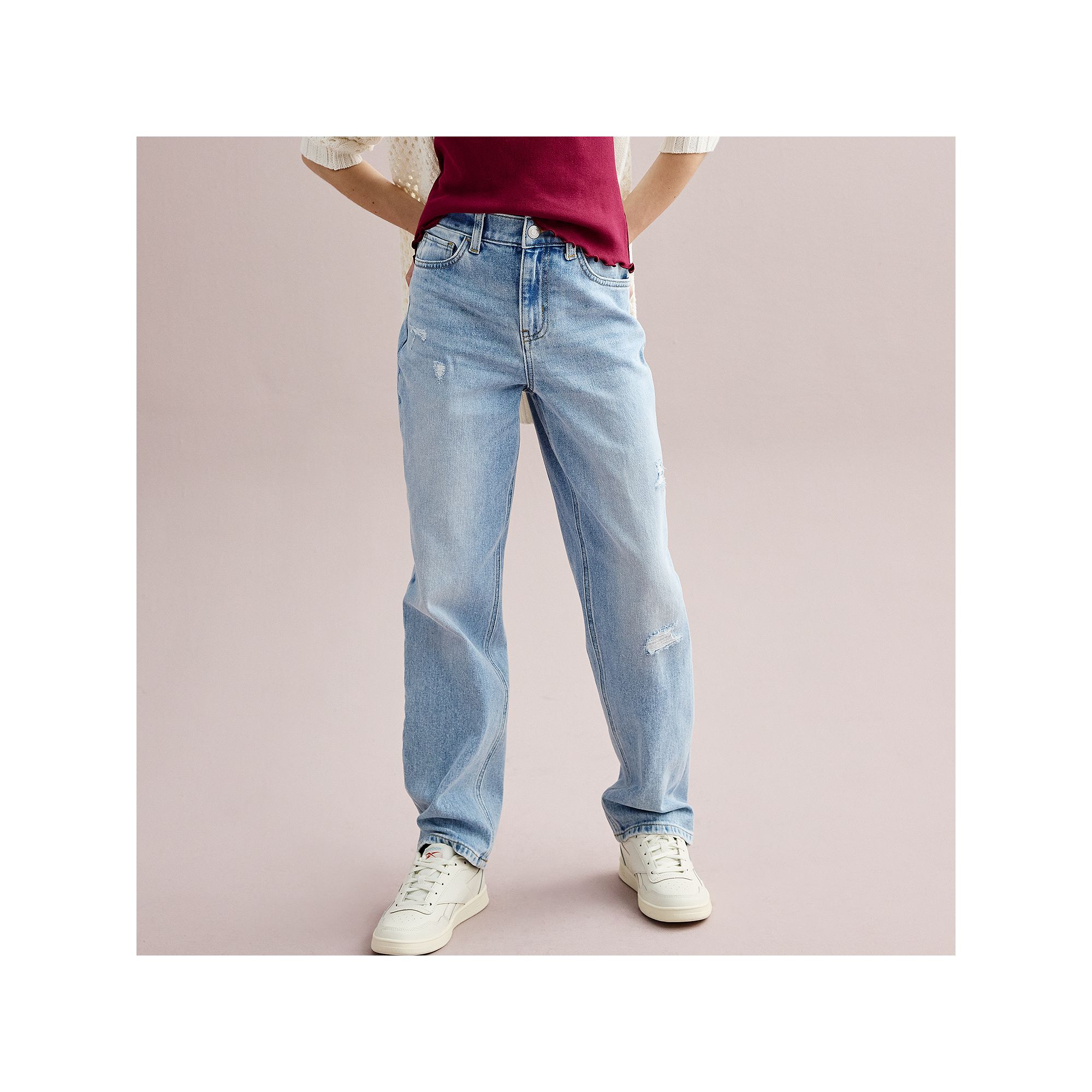 Girls 6-20 SO® High-Rise 90s Straight Jeans in Regular & Plus Size, Girl