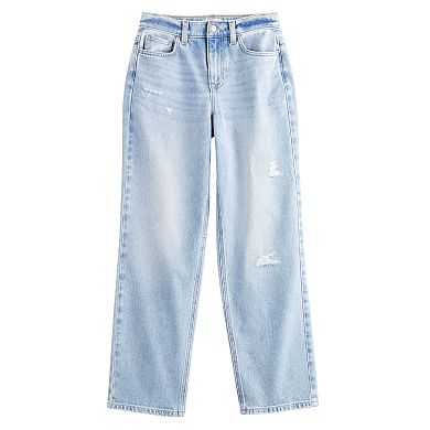 Girls 6-20 SO® High-Rise '90s Straight Jeans in Regular & Plus Size