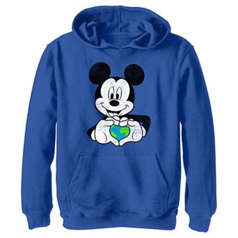 Disney's Mickey Mouse Loving The Earth Boys Graphic Hoodie