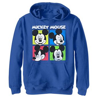 Disney's Mickey Mouse Expression Boxes Boys Graphic Hoodie