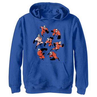 Disney / Pixar's The Incredibles Mr. Incredible Fight Poses Boys Graphic Hoodie