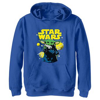 Boys The Mandalorian The Child Space Poster Graphic Hoodie