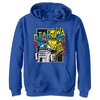 Boys Star Wars Bright Droids Graphic Hoodie