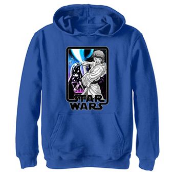 Boys Star Wars Anime Style Poster Graphic Hoodie