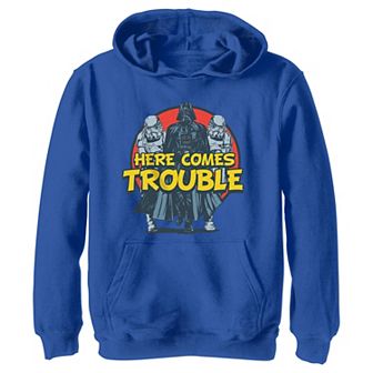 Boys Star Wars Here Comes Trouble Graphic Hoodie