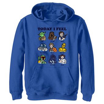 Boys Star Wars Today I Feel Graphic Hoodie