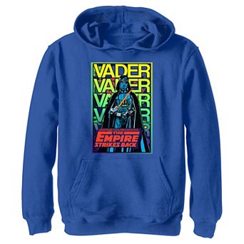 Boys Star Wars The Empire Strikes Back Vader Poster Graphic Hoodie