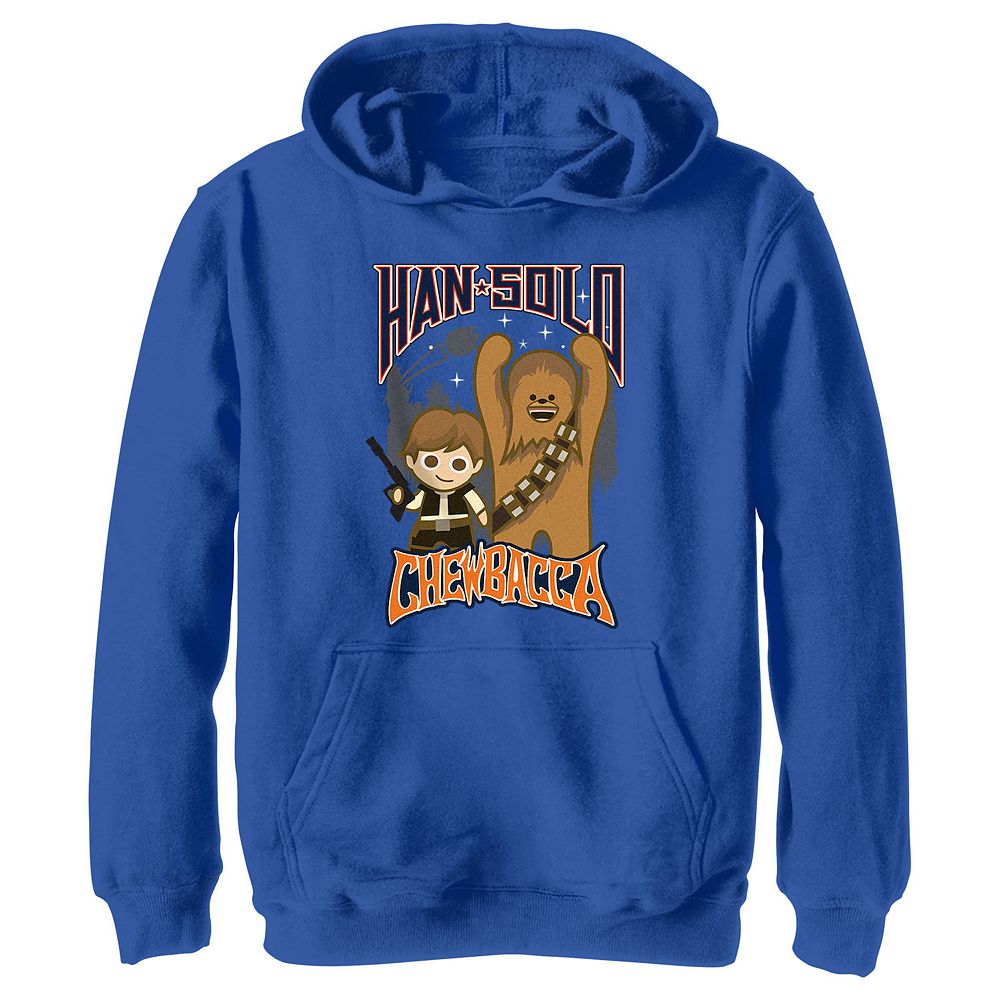 Boys Star Wars Han Solo And Chewbacca Buddies Graphic Hoodie
