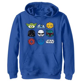 Boys Star Wars Heads Gathering Graphic Hoodie