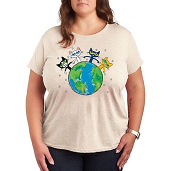 Plus Pete the Cat Diversity Graphic Tee
