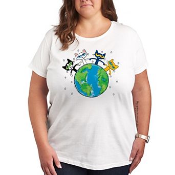 Plus Pete the Cat Diversity Graphic Tee