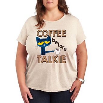 Plus Pete the Cat Coffee Graphic Tee