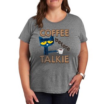 Plus Pete the Cat Coffee Graphic Tee