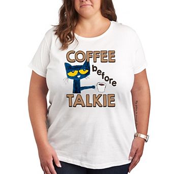 Plus Pete the Cat Coffee Graphic Tee