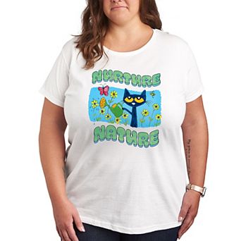 Plus Pete the Cat Nurture Nature Graphic Tee