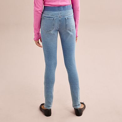 Girls 6-18 SO® Rib Waist Jeggings in Regular & Plus Size