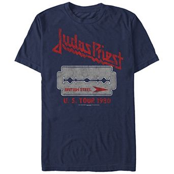 Men's Judas Priest British Steel U.S. Tour 1980 Graphic Tee