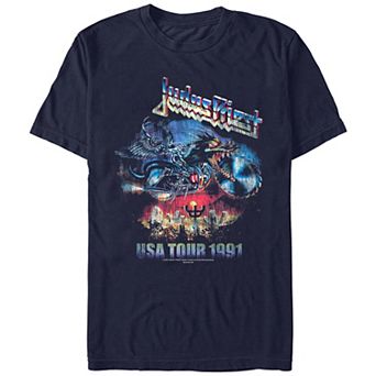 Men's Judas Priest USA Tour 1991 Graphic Tee