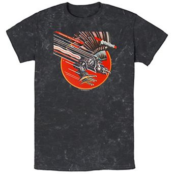 Men's Judas Priest Screaming For Vengeance Mineral Wash Graphic Tee