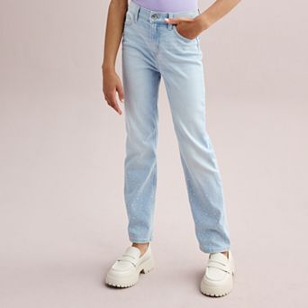 Girls 6-20 SO® High Rise 90's Straight Leg Jeans in Regular & Plus Size