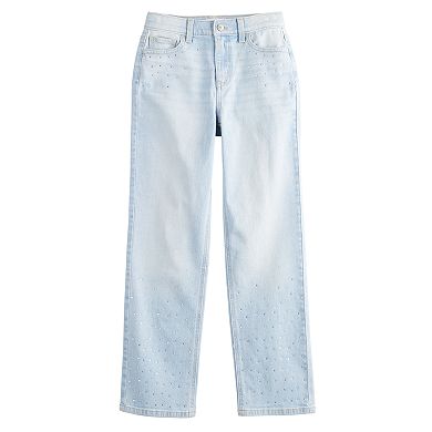 Girls 6-20 SO® High Rise 90's Straight Leg Jeans in Regular & Plus Size