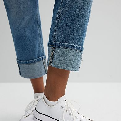 Girls 6-20 SO® High Rise 90's Cuffed Hem Jeans in Regular & Plus Size
