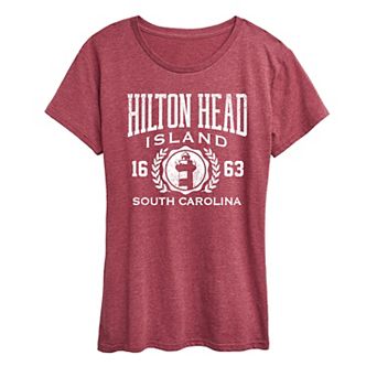 Women's Hilton Head Island Collegiate Graphic Tee