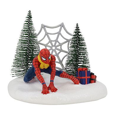 St. Nicholas Square Marvel Spider-Man Village Accessory Table Decor