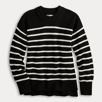Juniors' SO® Crewneck Pullover Sweater