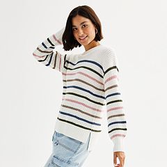 Juniors White Sweaters Tops Clothing Kohl s