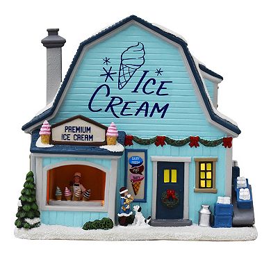 St. Nicholas Square® Holiday Ice Cream Shop Table Decor
