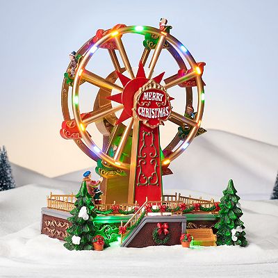 St. Nicholas Square® Holiday Musical LED Ferris Wheel Table Decor