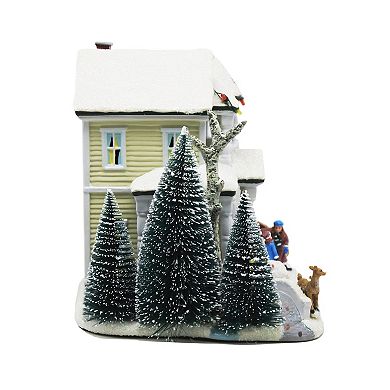 St. Nicholas Square® Holiday LED White Christmas House Table Decor