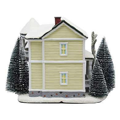 St. Nicholas Square® Holiday LED White Christmas House Table Decor