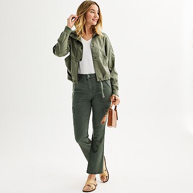 Women's Sonoma Goods For Life® Ankle Cargo Flare Pants