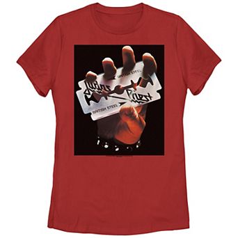 Juniors' Judas Priest British Steel Graphic Tee
