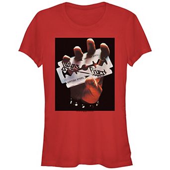 Juniors' Judas Priest British Steel Graphic Tee